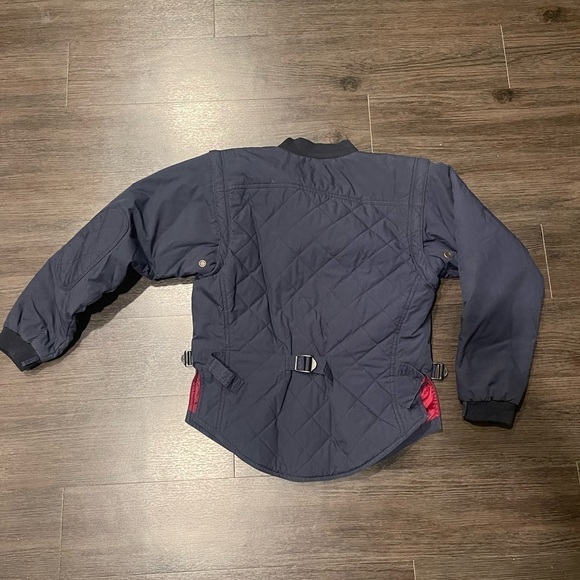 On Course Women’s Navy Quilted Riding Jacket Size S - Picture 5 of 8
